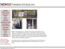 Website Snapshot of Midwest Finishing Systems