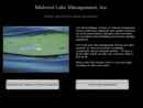 Website Snapshot of MIDWEST LAKE MANAGEMENT, INC.
