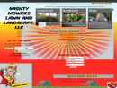 Website Snapshot of MIGHTY MOWERS LAWN CARE SERVICE