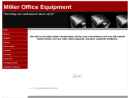 Website Snapshot of MILLER OFFICE EQUIPMENT ANTLERS INC