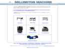 Website Snapshot of Millington Machine Co., Inc.