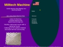 Website Snapshot of Milltech Machine