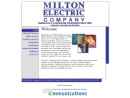 Website Snapshot of Milton Electric