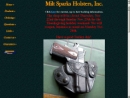 Website Snapshot of Milt Sparks Holsters, Inc.