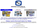 Website Snapshot of Mining Controls, Inc.