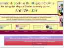 Website Snapshot of MisMatch & YooHoo the Magical Clowns Long Island kids entertainment