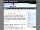 Website Snapshot of Mission Mountain Winery