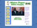 Website Snapshot of MISTER PAPER INC.