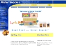 Website Snapshot of Mister Snacks