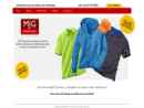 Website Snapshot of MJG Screen Printing & Embroidery