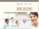 Website Snapshot of MK Rose