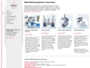 Website Snapshot of Mahr Metering Systems Co.