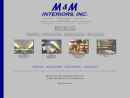 Website Snapshot of M & M Interiors
