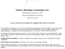 Website Snapshot of Modern Blending Technologies, Inc.