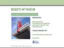 Website Snapshot of MODESTO ART MUSEUM