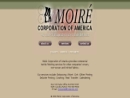 Website Snapshot of Moire Corp. Of America