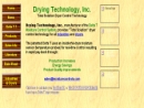 Website Snapshot of Drying Technology, Inc.