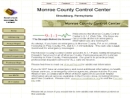 Website Snapshot of MONROE COUNTY CONTROL CENTER