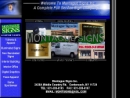 Website Snapshot of Montague Signs, Inc.
