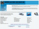 Website Snapshot of Moore Machine & Gear, Inc.
