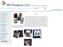Website Snapshot of MP Products
