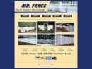 Website Snapshot of Mr. Fence