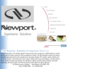 Website Snapshot of Newport Corp., M R S I Group