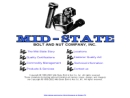 Website Snapshot of MID STATE BOLT & NUT COMPANY INC