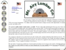 Website Snapshot of Mount Airy Lumber Co.