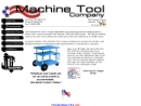Website Snapshot of Machine Tool Co.
