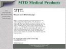 Website Snapshot of M T D, Inc.