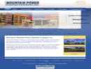 Website Snapshot of MOUNTAIN POWER ELECTRICAL CONTRACTOR, INC.