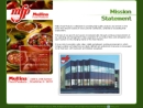 Website Snapshot of Mullins Food Products