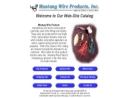 Website Snapshot of Mustang Wire Products, Inc.