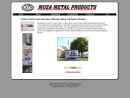 Website Snapshot of Muza Metal Products Corp.