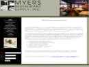 Website Snapshot of MYERS RESTAURANT SUPPLY, INC