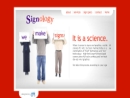 Website Snapshot of Signology