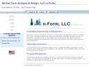 Website Snapshot of NORMAL FORM ANALYSIS & DESIGN, LLC