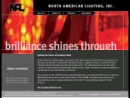Website Snapshot of North American Lighting Inc