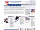 Website Snapshot of Nameplate Mfrs. Of America