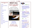 Website Snapshot of N A O, Inc.