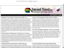 Website Snapshot of NATIONAL TRAVEL SERVICE INC