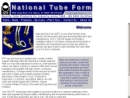 Website Snapshot of National Tube Form