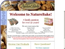 Website Snapshot of Nature Bake
