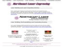 Website Snapshot of Northeast Laser Engraving