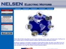 Website Snapshot of Nelsen Electric Motor