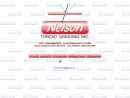 Website Snapshot of NELSON THREAD GRINDING INC
