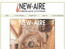 Website Snapshot of New-Aire Fireplace Systems