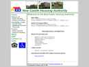Website Snapshot of NEW CASTLE HOUSING AUTHORITY