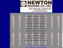 Website Snapshot of Newton Machine Company, Inc.